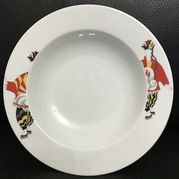 Rare To Find! Pablo Picasso Signed Bohemia Porcellana 4 Soup Plates. NWOB - Picture 3 of 4